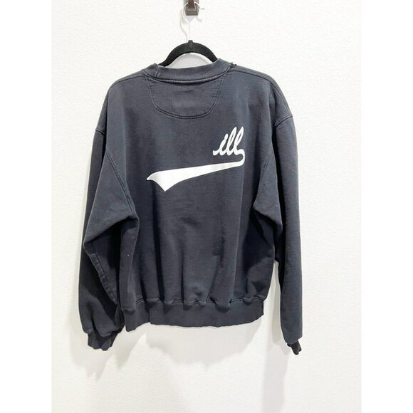 Champion Men's Reverse Weave Chicago Blackhawks NHL Black Crewneck 1982 Large - Picture 5 of 5